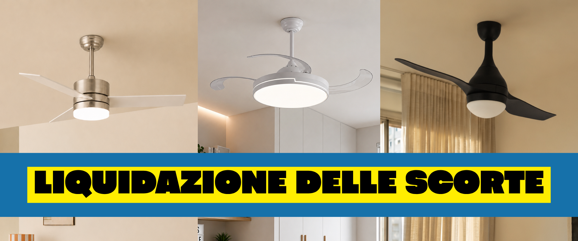 Ventilatori a soffitto